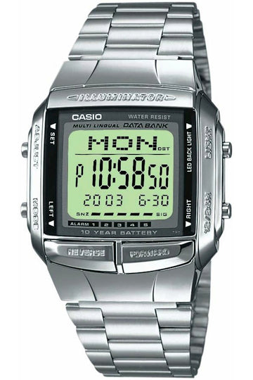 CASIO DATABANK Youth Vintage Silver