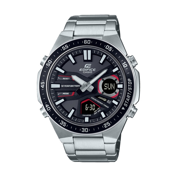 CASIO EDIFICE Mod. CLASSIC ANA-DIGIT - 10 YEAR BATTERY