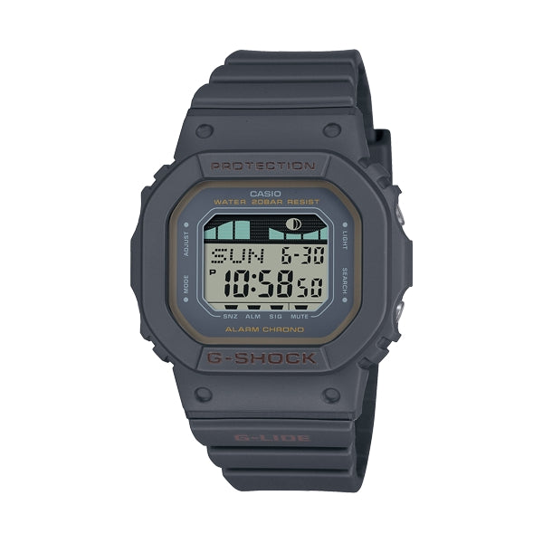 CASIO G-SHOCK Mod. G-LIDE Black - SURF TIDE GRAPHS