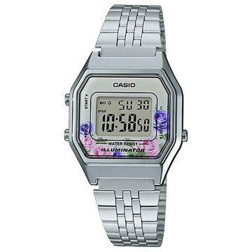 CASIO VINTAGE LADY STEEL FLOWERS