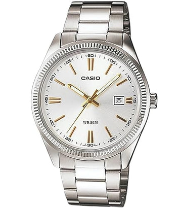 CASIO COLLECTION Mod. DATE - SILVER, GOLD INDEXES